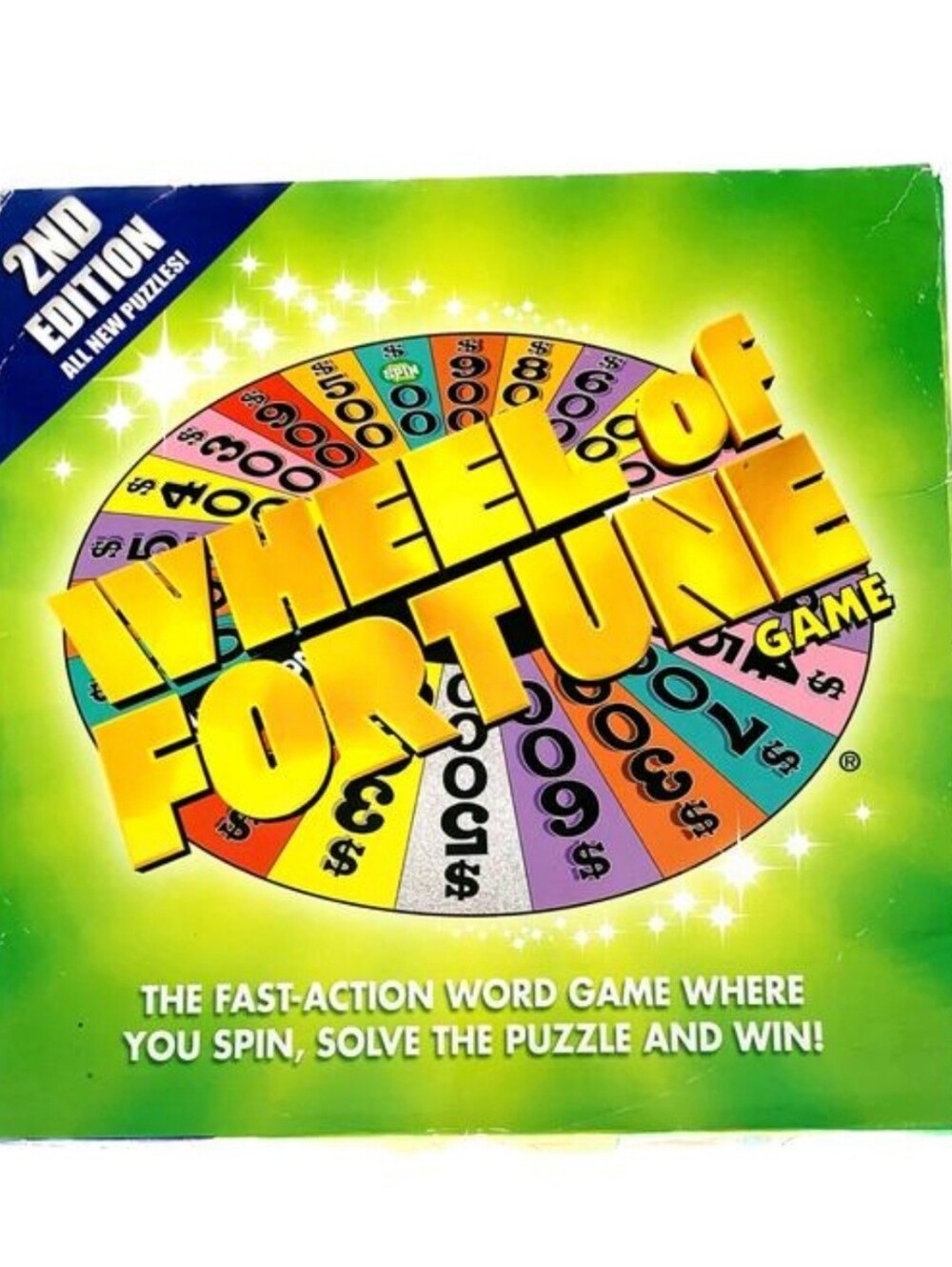 Wheel of Fortune 2nd Edition Board Game 2005 Pressman - Home Edition